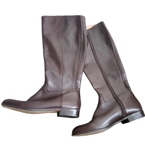 Corso Como Womens Riding Boot Size 8 Dark Brown